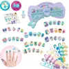 Image de Mon kit de manucure - AQUABEADS - Stitch - 40 ongles - Stickers