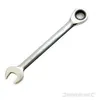 Image de Clé mixte à cliquet et tête droite - SILVERLINE - 13 mm - Acier chrome-vanadium trempé et revenu