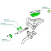 Image de Kit de Joints de Levier - Hope - Tech 3 - Étanchéité Optimale - Noir