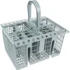 Image de Panier à couverts pour lave-vaisselle - Hotpoint/Indesit - Compatible Hotpoint & Indesit - Gris - Accessoire de rechange
