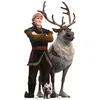 Image de Figurine en carton - Disney - La Reine des Neiges 2 - Kristoff et Sven - 195 cm - 101 cm