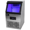 Image de Machine à Glaçons Professionnelle en Inox pour Restaurants Bars et Salon de Thé 40kg de Glaçons en 24h Broyeur à glace pilée