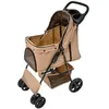 Image de Poussette pour Animal de Compagnie - Beige - Chien - Extérieur - 15 kg max - Cadre en acier