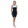 Image de Combinaison trifonction sans manches long distance femme Zone3 Lava - black/green - M