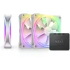 Image de NZXT F120 RGB DUO Triple Pack Boitier PC Ventilateur 12 cm Blanc 3 pièce(s) en occasion ou reconditionné