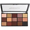 Image de Fard à paupières - Makeup Revolution - Velvet Rose - 15 nuances - Beiges et marrons - Paillettes cuivrées