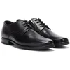 Image de Chaussures Noires En Cuir À Lacets Pour Homme