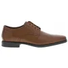 Image de Derbies homme en cuir HOWARD WALK à talon plat - Clarks - couleur cognac