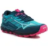 Image de Baskets Running - MIZUNO Wave Daichi 7 Turquoise - Femme - Drop 10mm - Gamme Wave Rider