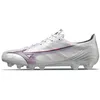 Image de Chaussures de football - MIZUNO - Alpha Japan MD - Argent Blanc - Moulés - Respirantes - Pour Homme