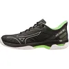 Image de Chaussures de Tennis - Mizuno - Exceed Tour 5 - Noir / Argent / Techno Green - Terrain Synthétique - Homme