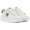 Image de Sneakers En Cuir Blanc Pour Femmes