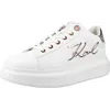 Image de Chaussure Karl Lagerfeld Modèle Kapri Signia Lace Lthr - Coleur Blanc