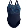 Image de Maillot de bain 1 pièce femme Speedo Eco+ Hyperboom Placem Muscleb - Nav/Blu