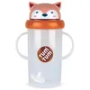 Image de Tasse dapprentissage - GRANDE Tasse anti fuite + paille lestée Renard -300 ml - TUMTUM