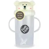 Image de Tasse dapprentissage - GRANDE Tasse anti fuite + paille lestée Ours Polaire Phosphorescent - 300 ml - TUMTUM