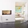 Image de Barrière de Sécurité BabyDan XXL Flex - Blanc - Portillon - Métal - Pare-feu
