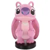 Image de Figurine Disney Stitch Angel - EXQUISITE GAMING - Cable Guys - Support écouteurs smartphone ou petit accessoire - 20 cm
