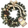 Image de Couronne de Noël - CREATIVE HOME - Diamètre 35 cm - Décoration Intérieure et Extérieure - Élégante