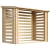 Image de Abri à bûches -l146xL232xH199 cm/ 2.63 m2 - Abri De Stockage Du Bois et range bûches extérieur - TIMBELA M202