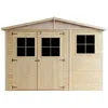 Image de Abri de jardin en bois 9 m² TIMBELA - Ep.17mm - Plancher inclus - H226 x 316 x 324 cm - M335+M335G