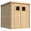 Image de Abri de jardin en bois 3.53 m² TIMBELA - Plancher inclus - l204 x L204x H200 cm - M309+M309G