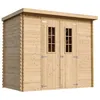 Image de Abri de jardin en bois - Stockage extérieur l239xL142xH200cm/2.63 m2 - TIMBELA M310 C