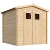 Image de Abri de jardin en bois - Stockage extérieur I216xL206xH218 cm/ 3.53 m2 - TIMBELA M343