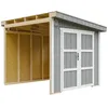 Image de Abri de Jardin Qualité Premium 59 m² - H231x248x294 cm - Sans plancher e paroi latérale - Timbela M938B-CAVERN STEEL
