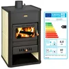 Image de Thermopoêle à bois Prity S1 W10   133 kW Noir Graphite Chaudière Intégrée de 14 L Classe A