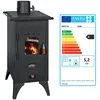 Image de Poêle à bois Prity Mini SP   52 kW Noir Graphite Classe A Design Compact