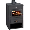 Image de Poêle à bois Prity K12   104 kW Noir Graphite Classe A Design Compact
