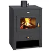 Image de Poêle à bois Prity K13   121 kW Noir Graphite Classe A Design Robuste