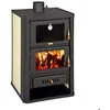 Image de Thermopoêle à bois avec four PRITY FG W15   194 kW Noir Graphite Classe A avec chaudière intégrée de 18 L