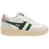 Image de Baskets femme - GOLA - Topspin - Cuir blanc - Semelle gomme - Style rétro années 90