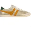 Image de Baskets femme Gola Bullet Blaze - gold/sun/evergreen