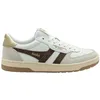 Image de Baskets femme Gola Hawk Trainer - white/dark brown/gold