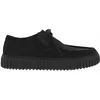 Image de Chaussures À Lacets En Daim Noir Pour Homme