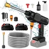 Image de Nettoyage Haute Pression sans Fil 60 bar nettoyeur haute pression générateur de mousse pour batterie Makita 18 V-2 batteries