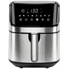Image de Friteuse à air sans huile 8L connexion wifi 1700w 8 préréglages de cuisson écran tactile LED minuterie maintien au chaud
