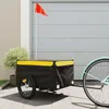 Image de Prix bas - Remorque de vélo Polyvalent - supporté 50 kg - noir et jaune 45 kg fer  304549462112)
