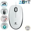 Image de Logitech souris filaire optique - M100 Blanc