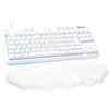Image de Logitech G - Clavier Gaming - G713 Filaire Mécanique Linéaire (GX Red) avec Repose-Poignet - White Mist