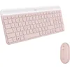 Image de Clavier et Souris - LOGITECH - MK470 - Sans Fil - Rose - Ultra Silencieux