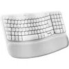 Image de Logitech Wave Keys   Clavier ergonomique sans fil blanc · Pan Nordique QWERTY · Certification Ergo