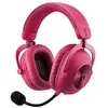 Image de Casque gaming - LOGITECH - PRO X3 LIGHTSPEED Rose - Sans fil LIGHTSPEED - Bluetooth & Jack 3 5 mm - Autonomie 70 h