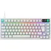 Image de Clavier gamer - Filaire - Logitech G - G316 X 75 - AZERTY - USB - Blanc