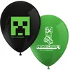 Image de 8 Ballons en latex imprimés Minecraft
