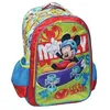 Image de Sac à Dos - Disney - Mickey - 41 cm - Imperméable - 3 Compartiments - Poches Latérales