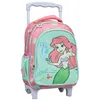 Image de Sac à dos à roulettes Princess Ariel 30 CM Trolley Maternelle